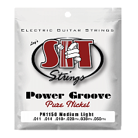 SIT PN1150, Power Groove Pure Nickel Medium Light, 11-50